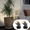 NOTOC Industrial Adjustable Retro Black, Plug-in Wall lamp, Rocker Wall