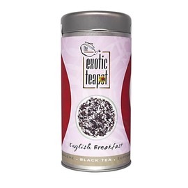 The Exotic Teapot – Supreme English Breakfast Tea, 125g Tin, Fine Loose Leaf Blend of Ceylon and Assam