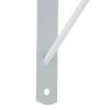 White Heavy-Duty Shelf Bracket and Rod Support – Strong &