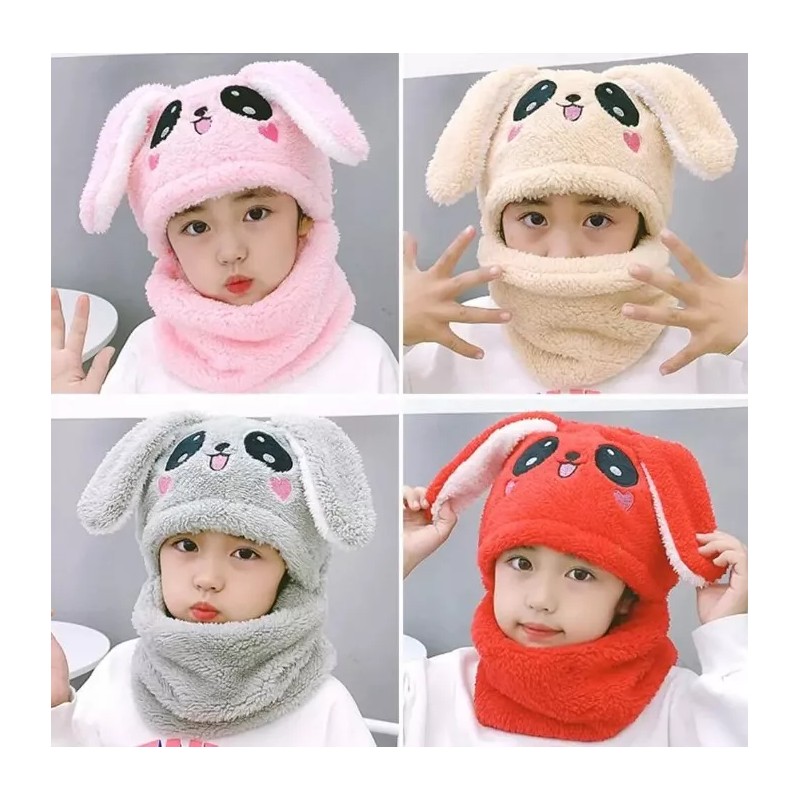 KH Pasamontañas Gorro Orejas Conejo Niños Niñas 1 A 5