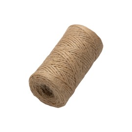 JAM PAPER Kraft Twine - 1/8 x 75 Yards - Natural Brown - Sold Individually