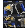 XENDYWASHER Short Swivel Pressure Washer Gun Pro, Stubby Pressure Washer