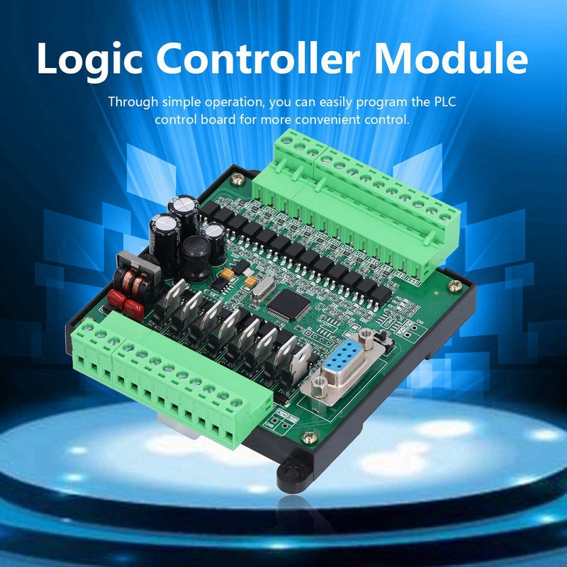 PLC Control Board Industrial Programmable Logic Controller Module Accessory Part