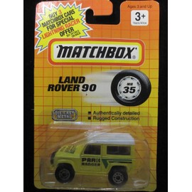 Land Rover 90 Park Ranger Matchbox Collectible Car #35