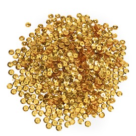 Gold, 5mm Cupped Sequins, 800pc
