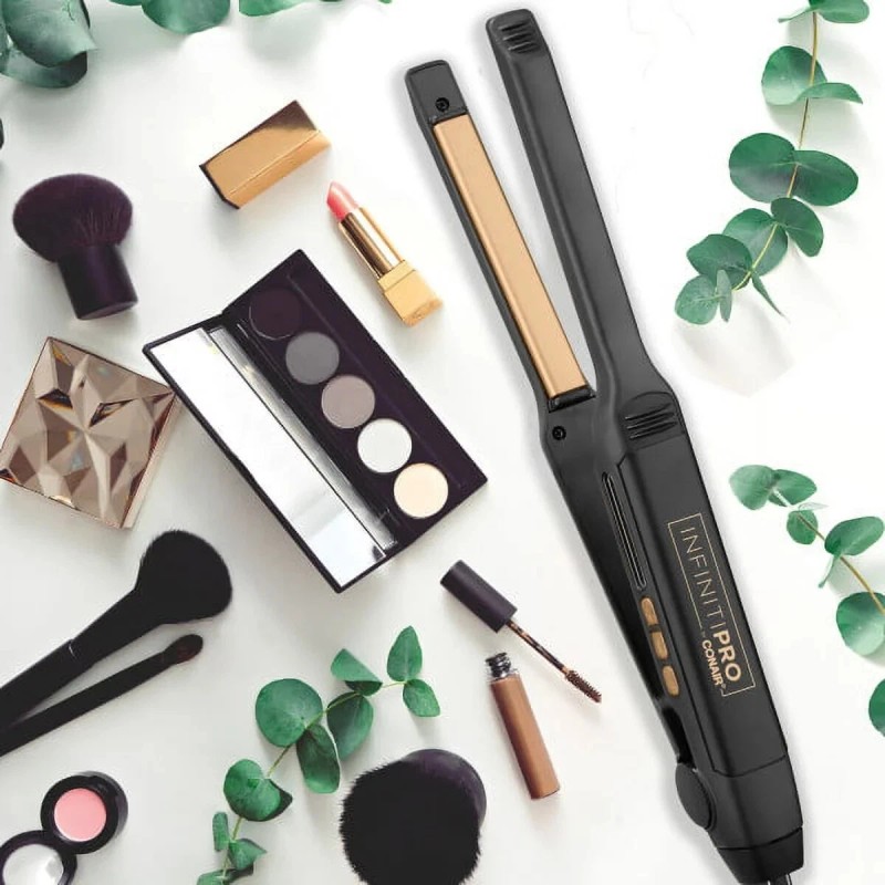 Conair Ultra-High Heat Shea Butter-Infused Flat Iron, 0.5-inch, Slim Plates