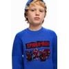Desigual Boys' Flat Knit Pullover Long Sleeve Sweatshirt, blue