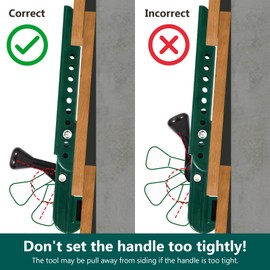 Siding Installation Tools Compatible with 3/8 inch Fiber Cement siding, Siding Tools Lap Siding Gauge with Adjustable Reveals, 2 Pack