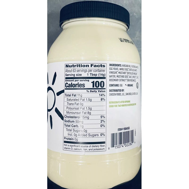 Chosen Foods 2x CHOSEN FOODS Classic 100% PURE AVOCADO OIL