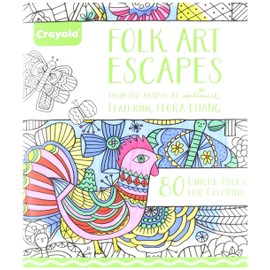 Crayola Folk Art Escapes Coloring Book