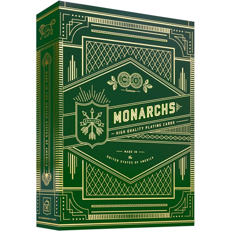 2 Decks Monarchs Blue & Green by Theory1