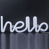 LED Neon Sign Hello Letters Neon Light Wall Decor for
