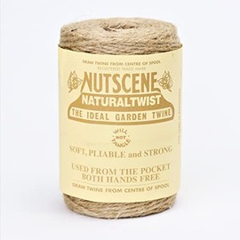 Nutscene 120 m Twine Rolls - Natural (Pack of 3)
