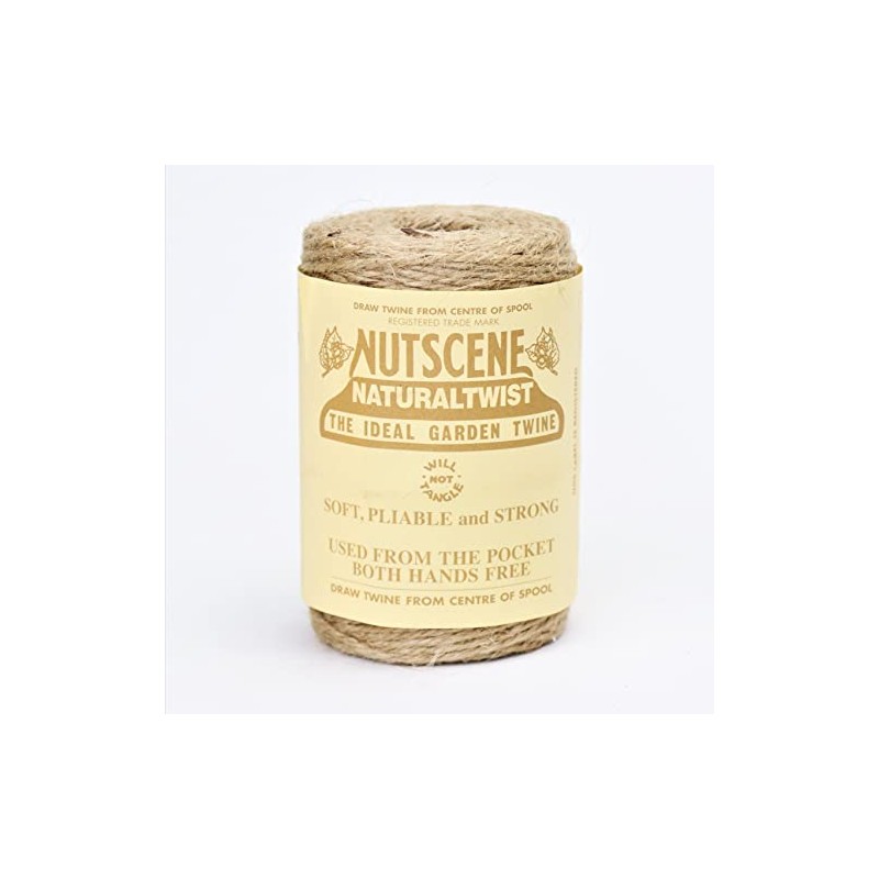 Nutscene 120 m Twine Rolls - Natural (Pack of 3)