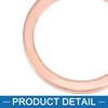 A ABSOPRO 16mm x 20mm x 2mm Copper Flat Washer