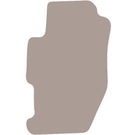 Wielganizator Car Mat - Suitable for Honda Accord VI Coupe 1998-2002 - Velour - Car Accessories - Practical Car Mat - 1 Piece - Beige