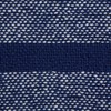 DII Navy Stripe Homespun Woven Throw, 50x60" with 2.5" fringe,
