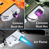 4 Pack Waterproof Lighter Outdoor Windproof Torch Lighters Dual Arc