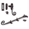 10-Inch Antique Cast Iron Monkey Curly Tail Window Stay Casement