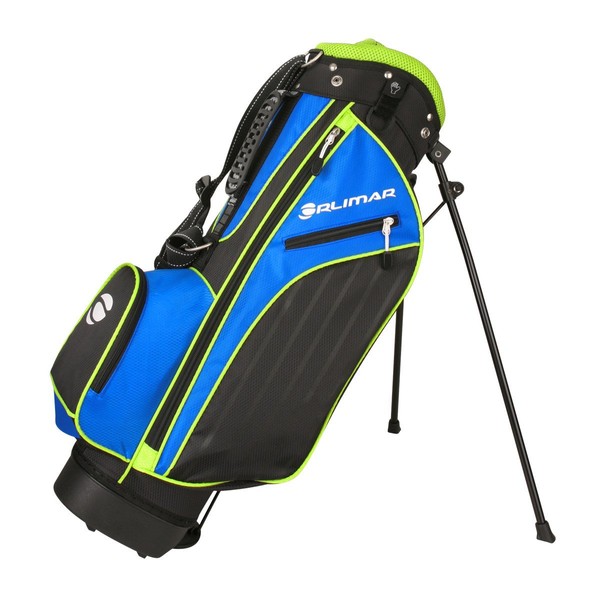 Orlimar Golf ATS Junior Boy's Blue/Lime Golf Stand Bag (Ages 5-8)