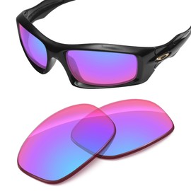 Tintart Performance Lenses Compatible with Oakley Monster Pup | Monster Pup Asain Fit(AF) - HD Trail Ruby