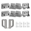 GRENFU Retractable Baby Gate Replacement Parts Kit Grey Pet Gate