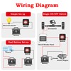 Vcanuplms Battery Switch Master Cut Off, 12V-48V Waterproof Heavy Duty