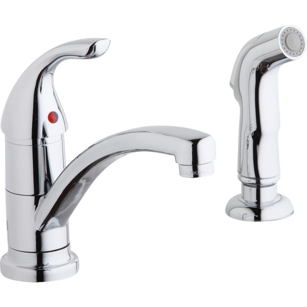 Elkay Everyday LK1501CR Two Hole Deck Mount Kitchen Faucet with