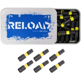 Rehook Reload 25x H5's - 25mm Impact Screwdriver Drill Driver Bits Set H5 Hex Allen Tool bits for Dewalt, Milwaukee, Bosch, Sabrecut and Others (H5)