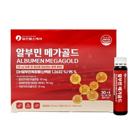 Iljin Albumin Mega Gold Pig Placenta Sheep Placenta Silk Egg White 30 bottles / 일진 알부민 메가 골드 돈태반 양태반 실크 난백 30병