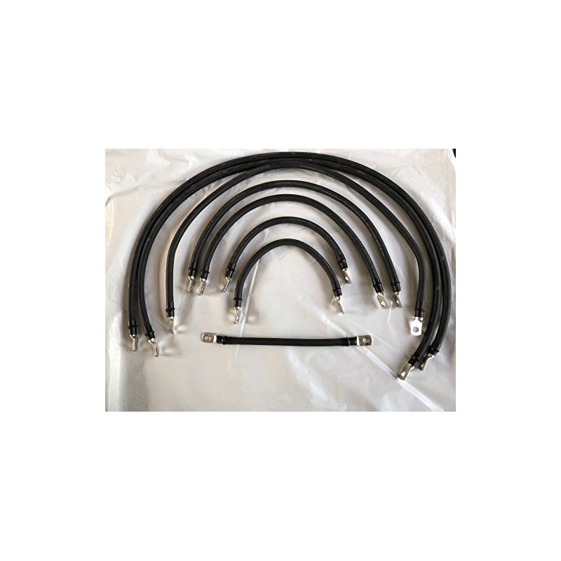 ECW&L Yamaha G29 Drive Golf Cart Battery Cable Kit 2AWG