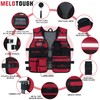 MELOTOUGH Tool Vest for Men Reflective Safety Tool Vest with