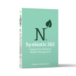 Synbiotic 365 Triple Action Prebiotics and Probiotics for Women & Men | Supplement with B Vitamins, Biotin & Niacin | Gluten Free, Non-GMO & Vegan | 20 Billion CFU | 30 Servings