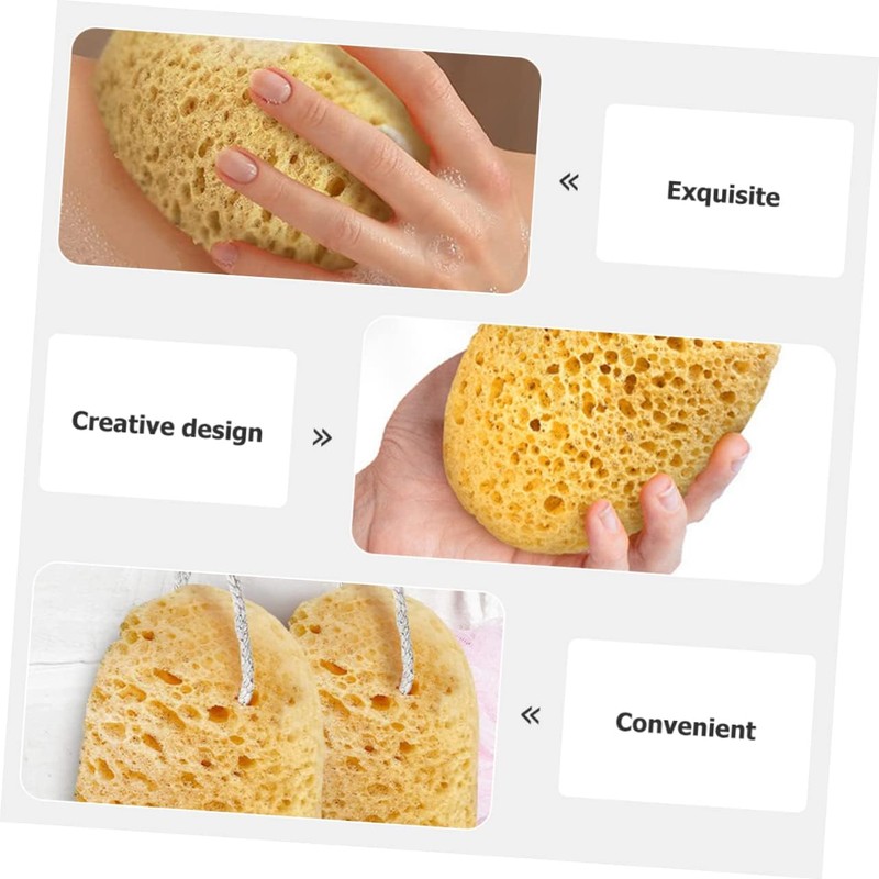 Set de 4 Esponjas Exfoliantes y Lufa para Ducha HAPINARY
