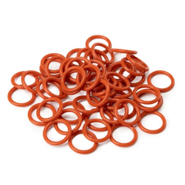 LCYLFH 50 Pack Oil Drain Plug O-Ring #11105 Compatible with Harley Davidson Oil Drain Plug Oring (Orange)