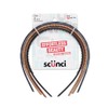 Scunci Effortless Beauty Skinny Plastic Headbands, 4-Count