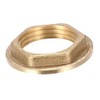 Brass Flanged Lock Nut, G1/2, Female Hex, For Plumbing, High