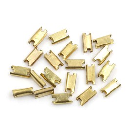 X AUTOHAUX 20pcs Metal Retainer Car Console Trim Clip 6.5mm x 13mm