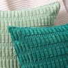 Madizz Pack of 2 Boho Striped Corduroy Throw Pillow Covers