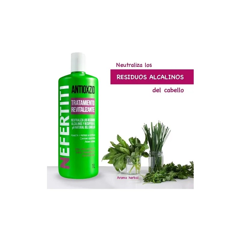 Tratamiento Antioxzid Nefertiti Keratina Revitalizante 1 Lt