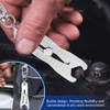 Pilarmuture Portable Precise Thread Size Checker Keychain,Precise Bolt Size Finder
