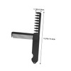 Ipetboom 2pcs Folding Pocket Combs Portable Travel Hairbrush Fine and