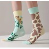 Giraffe Socks, Giraffe Gift, UK Size 4-8