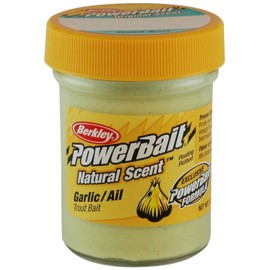 Berkley PowerBait Natural Scent Trout Bait, Garlic, 1.75 oz