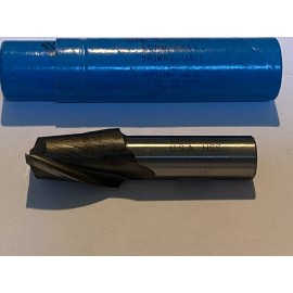 BROWN & SHARPE 1" 2 FLUTE HSS SINGLE END MILL, 3/4" SHANK, 1.5" FLUTE, BROWN & SHARPE, USA, NEW