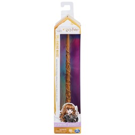 Wizarding World, auténtica Varita de Hermione Granger de 30.5 cm con Tarjeta de hechizos Coleccionable, Juguetes para niños a Partir de 6 años