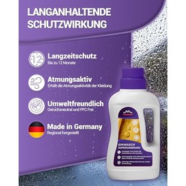 ALPENWERT¬Æ Impr√§gnierwaschmittel [MADE IN GERMANY] f√ºr Outdoor Bekleidung, Funktionskleidung, Skibekleidung, Gore-tex uvm. Impr√§gnier Waschmittel
