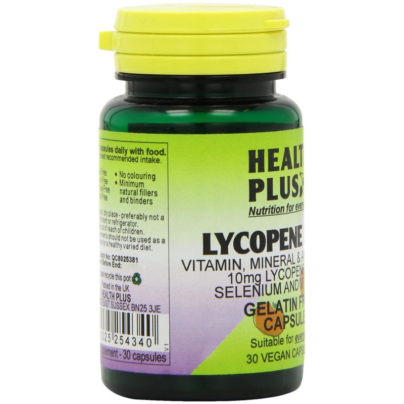 Health Plus Lycopene Plus 10mg Men's Health Plant Supplement -