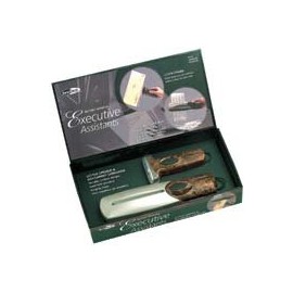 Excecutive Assistants Battery-powered Shredder and Letter Opener (Woodgrain Finish)