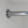 2 x Wardrobe Rail 25mm Round Tube End Sockets in
